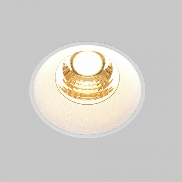 Встраиваемый светильник Maytoni Technical Раунд DL058-7W2.7K-TRS-W