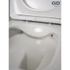 Унитаз подвесной GID Tr2140 безободковый, с сиденьем микролифт, белый