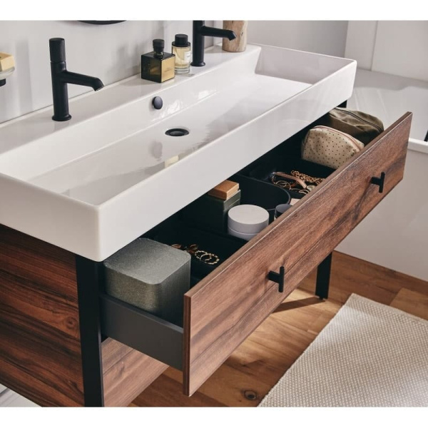 Смеситель для раковины Jacob Delafon Rivoli E24323-BL черный матовый