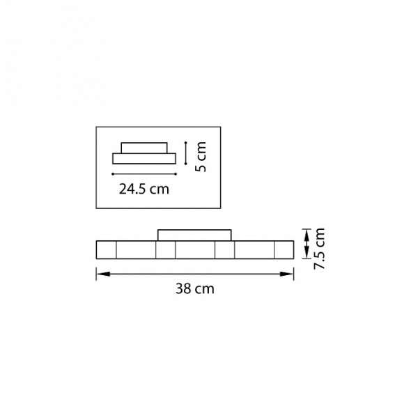Накладной светильник Lightstar Favo 750071