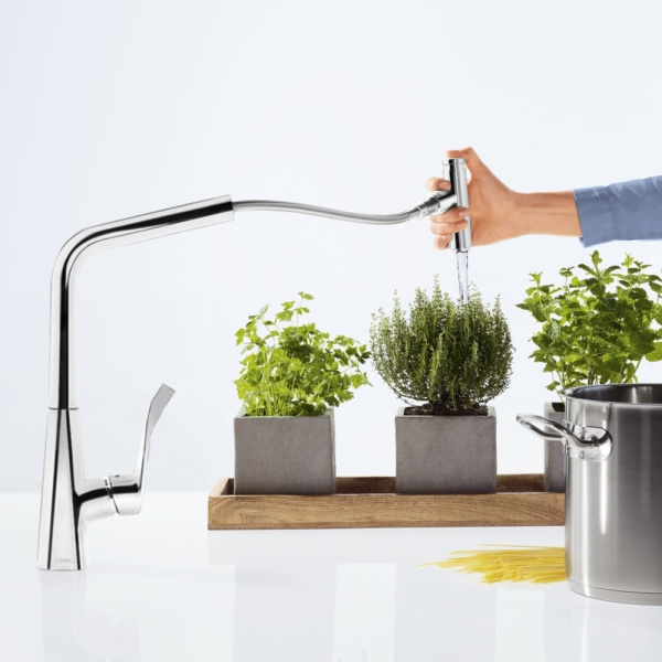 Смеситель для кухни hansgrohe Metris 14884000