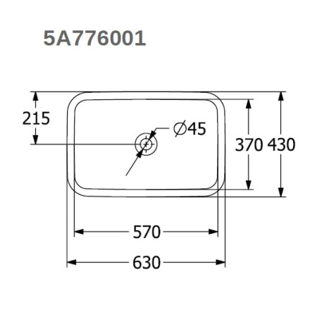 Раковина Villeroy&Boch Architectura 57 5A776001