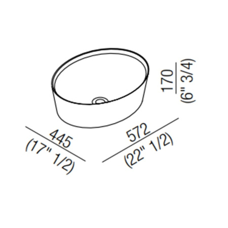 Раковина Agape 661 60 ACER0661ZA