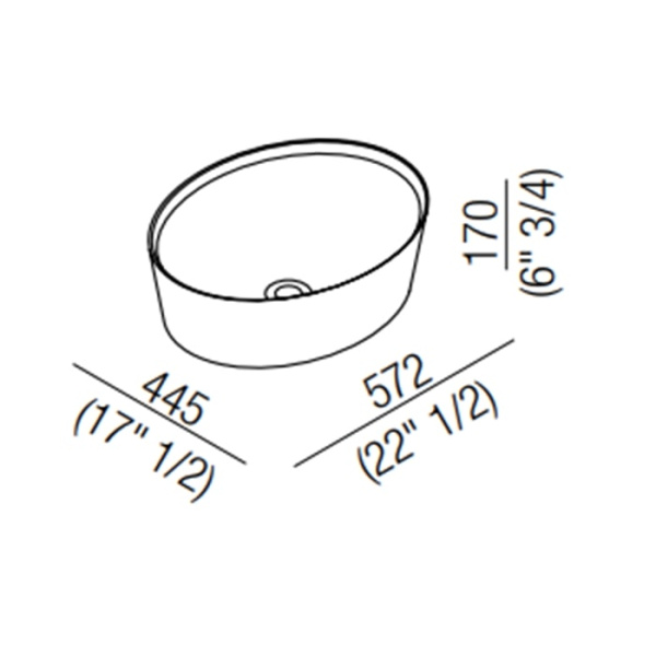 Раковина Agape 661 60 ACER0661ZA