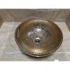 Раковина-чаша CeramaLux 7226SJ 41x41 см, накладная, золотой