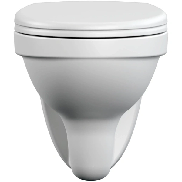 Унитаз подвесной Cersanit Delfi MZ-DELFI-PL с сиденьем микролифт, белый