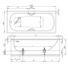 Стальная ванна Bette Form 160x70 2942-000ADPLUSAR