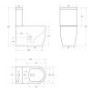 Унитаз-компакт безободковый BelBagno MARINO BB105CPR