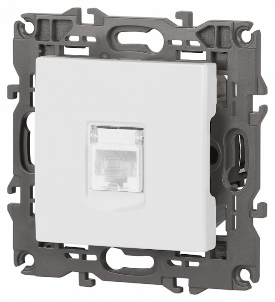Розетка Ethernet RJ-45 без рамки Эра Эра Elegance 14-3107-01