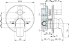 Смеситель для ванны и душа Ideal Standard Ceraflex A6758AA