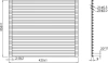 Ролл-мат Iddis Kitchen Line ROL35BLi59 матовый черный
