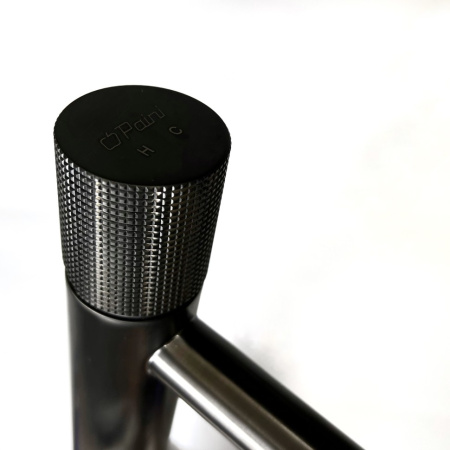 Смеситель для раковины Paini Cox Grip 7GPZ205O черный матовый