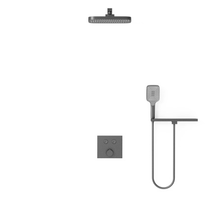Душевой комплект Vincea VSFW-4211RGM вороненная сталь