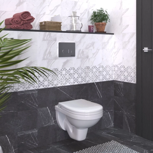 Унитаз подвесной Berges Gamma 081105 с сиденьем микролифт, белый