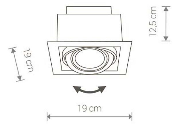 Встраиваемый светильник Nowodvorski Downlight 9575