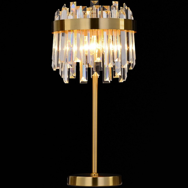 Настольная лампа декоративная ILLUMICO IL5189 IL5189-3TLS-29 BRASS MIRAGE