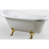 Акриловая ванна Ceruttispa Classic CT9667 157x77 см, отдельностоящая, белый
