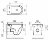 Подвесной унитаз BelBagno Senso-R BB017CHR-030