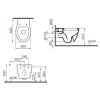 Унитаз подвесной с сиденьем микролифт Vitra Sunrise 5384B003-6061