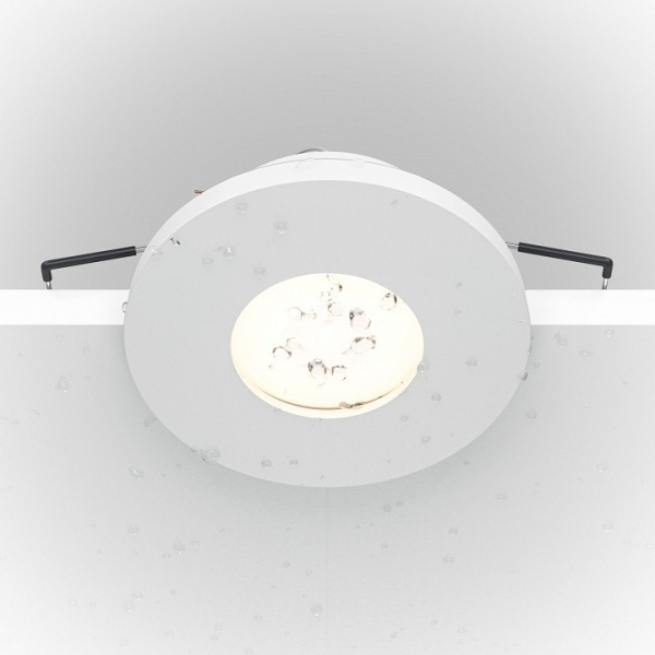 Встраиваемый светильник Maytoni Stark DL083-01-GU10-RD-W