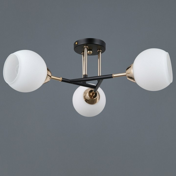 Люстра на штанге ILLUMICO LIBRA IL0689-3CSQ-24 BK FGD LIBRA