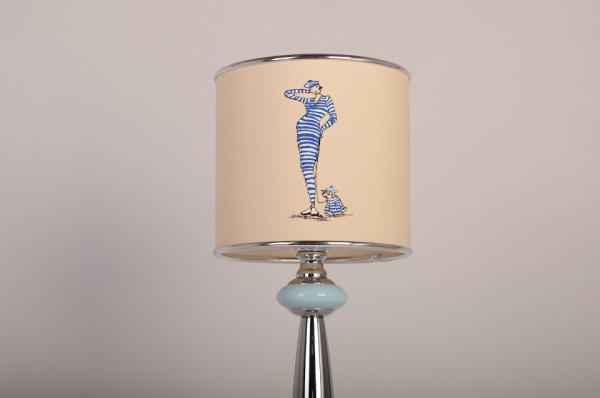 Настольная лампа декоративная Manne TL.7737-1BL TL.7737-1BL (дама с собачкой) настольная лампа 1л