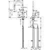 Смеситель для кухни hansgrohe Talis M54 72803800 с вытяжным изливом сталь