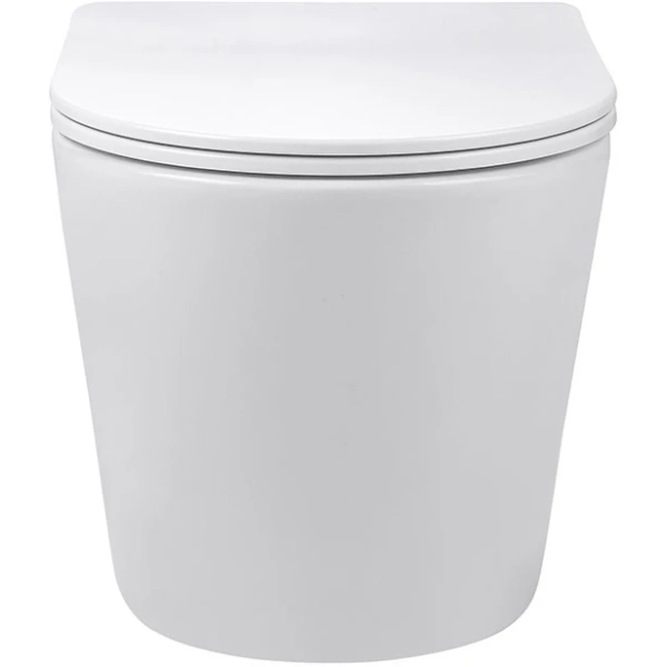 Унитаз подвесной Vincea Piatti VT1-11 безободковый, с сиденьем микролифт, белый