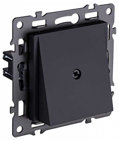 Розетка для вывод кабеля без рамки Kollinger Asthetik AS-708BK