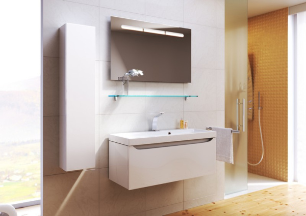 Шкаф-пенал AQWELLA 5 STARS Ankona 35 (An.05.35/W) белый