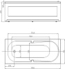 Акриловая ванна Aquatek Лея 170x75 см LEY170-0000021, белый