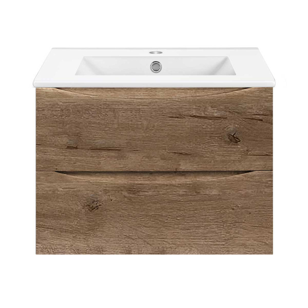 Тумба под раковину Vincea Mia Slim 70 см VMC-2MC700S1VO темное дерево