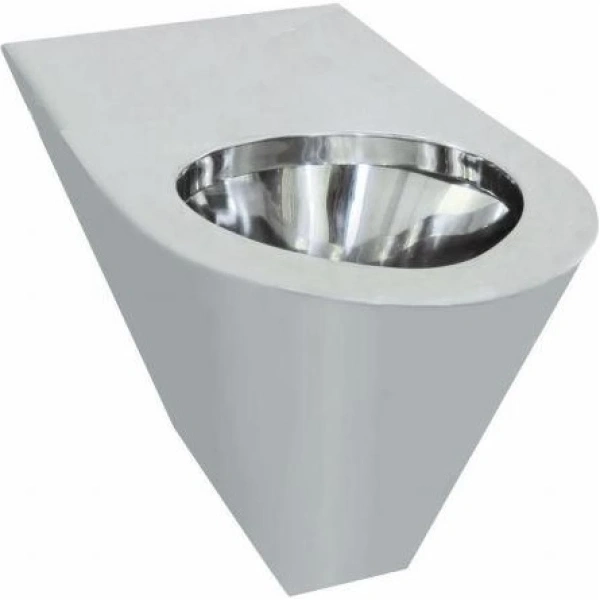 Унитаз подвесной Nofer 13011.S нержавеющая сталь