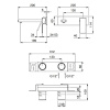 Смеситель для раковины Fantini Mint 34 13 F813B черный