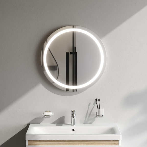 Зеркало AM.PM X-Joy 60 M85AMOX0601WG с подсветкой серый металлик