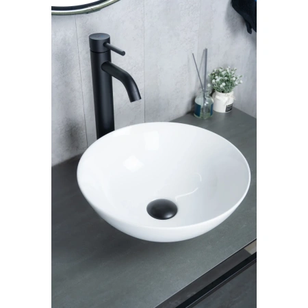 Раковина-чаша GID 9081W 36x36 см, накладная, белый
