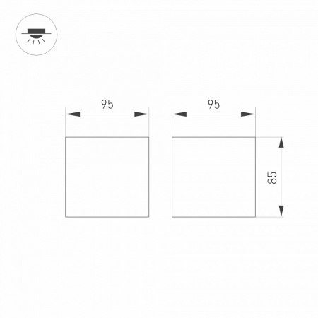 Накладной светильник Arlight ORIENT 031866