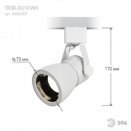 Светильник на штанге Эра  TR38-GU10 WH