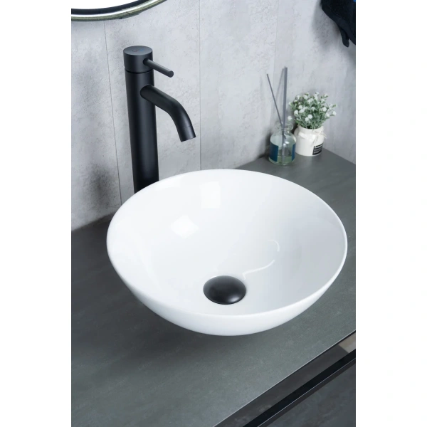 Раковина-чаша GID 9081W 36x36 см, накладная, белый