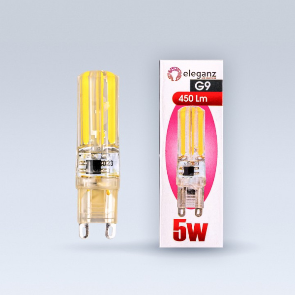 Лампа светодиодная Eleganz G9 5Вт 3000K 1992