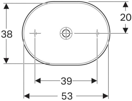Раковина Geberit VariForm 55x40 500.774.01.2