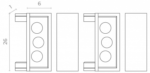 Заглушка для трека ST-Luce Skyflat ST067.509.19
