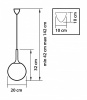 Подвесной светильник Lightstar Globo 813023