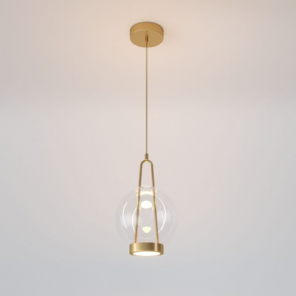 Подвесной светильник Eurosvet Frasco 50267/1 LED латунь