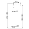 Смеситель для раковины Cisal Hi-Rise RI01451421