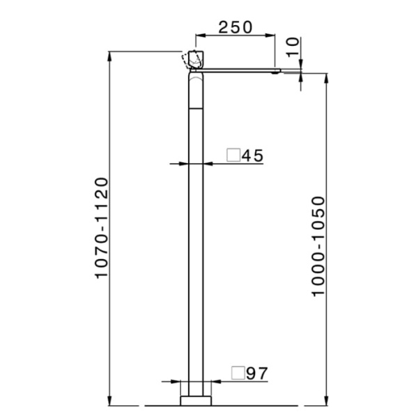 Смеситель для раковины Cisal Hi-Rise RI01451421