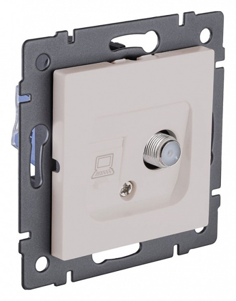 ТВ-розетка и SAT-розетка оконечная без рамки Kollinger  REA-014CM