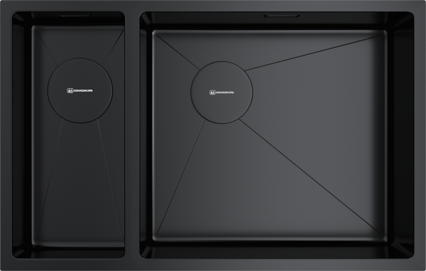 Кухонная мойка Omoikiri Taki 69-2-U/IF-R Side 4993183 графит