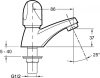 Кран для раковины Jacob Delafon Galeo E72923-CP хром