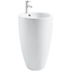 Раковина CeramaLux B133 50,5x50,5 см, напольная, белый